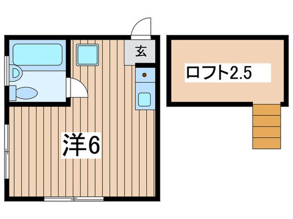 第２枡形ハイムの物件間取画像